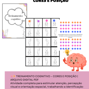 🧠✨ TREINAMENTO COGNITIVO – CORES E POSIÇÃO